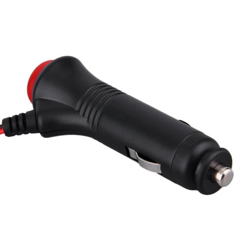 Sigarettenaansteker 1.5M Auto Adapter Oplader Sigarettenaansteker Plug Netsnoer Socket/Plug/Connector Led Schakelaar 12V 24V