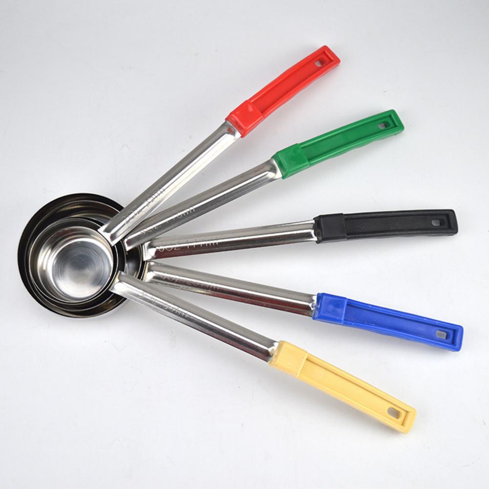 Sauce Measuring Spoon Excellent Pizza Sauce Portion Control Serving Spoon Multi-purpose Anti-scald Handle Sauce Ladle