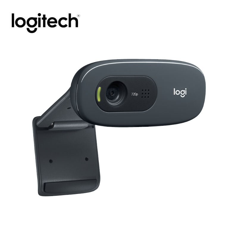 Manufacturer refurbished(Used) : Logitech C270 HD Vid 720P Webcam Built-in Micphone USB2.0 Mini Computer Camera for PC Laptop