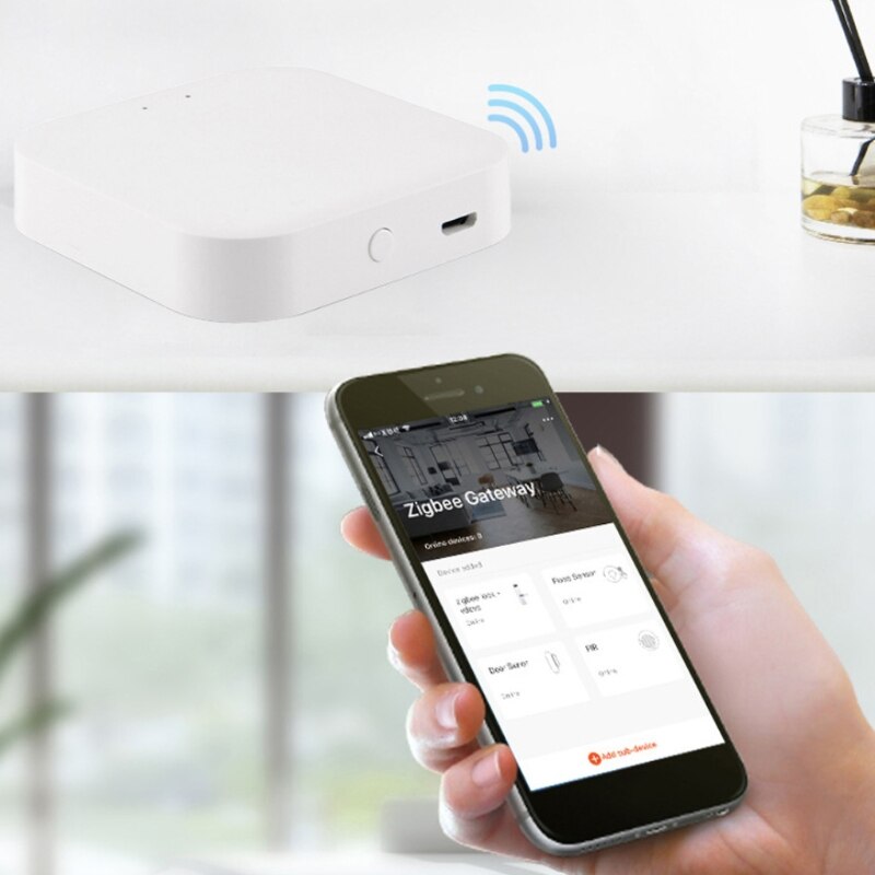 Smart Wireless Hub Gateway WIFI Multi-function Linkage Device Home Improvement Intelligent System Remote Control Networking