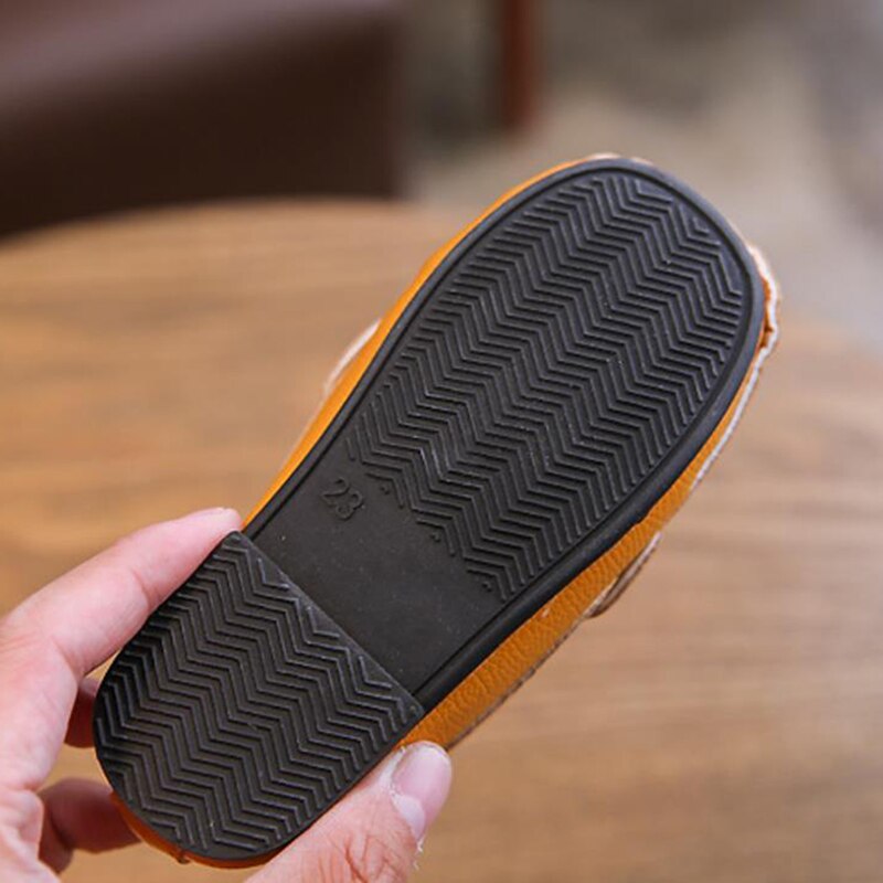 Børnesko piger drenge sko pu læder sko loafers piger drenge kjole sko flade