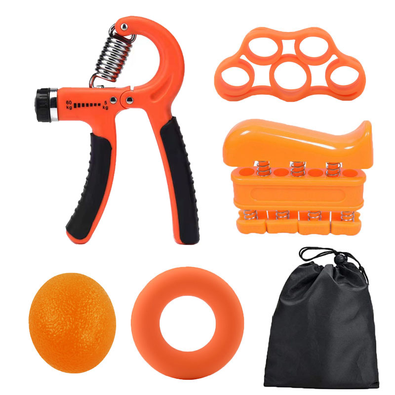 Fortalecedor de agarre de mano para hombre, ejercitador pesado ajustable, rehabilitación de recuperación muscular, entrenador de dedos, 5-60kg: YELLOW