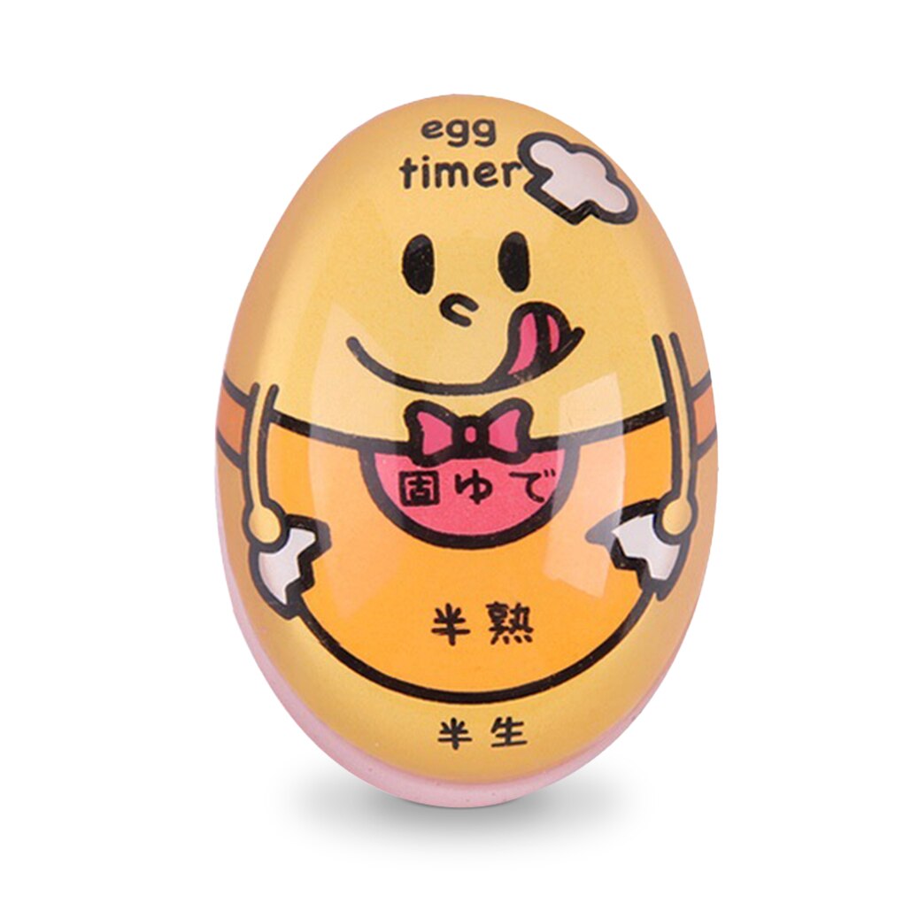 1pcs Egg Timer Water Boiling Kitchen Egg Cooker Color Changing Resin Egg Tool Cooking Helper Reminder For Home Outdoors: Default Title