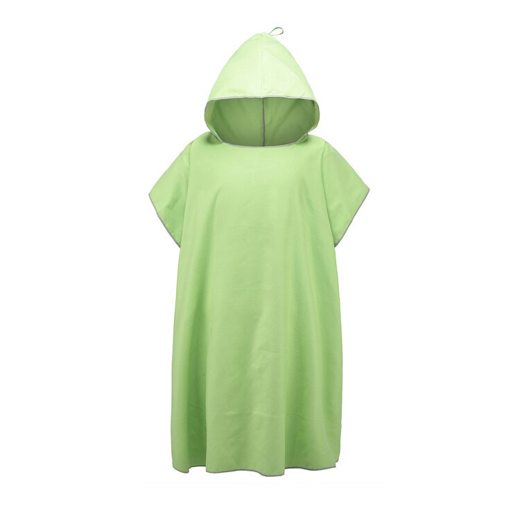 Toalla de playa tipo poncho de microfibra Zipsoft, Poncho cambiante, albornoz absorbente, mulitcolor, toalla con capucha para cambiar de tela en la playa