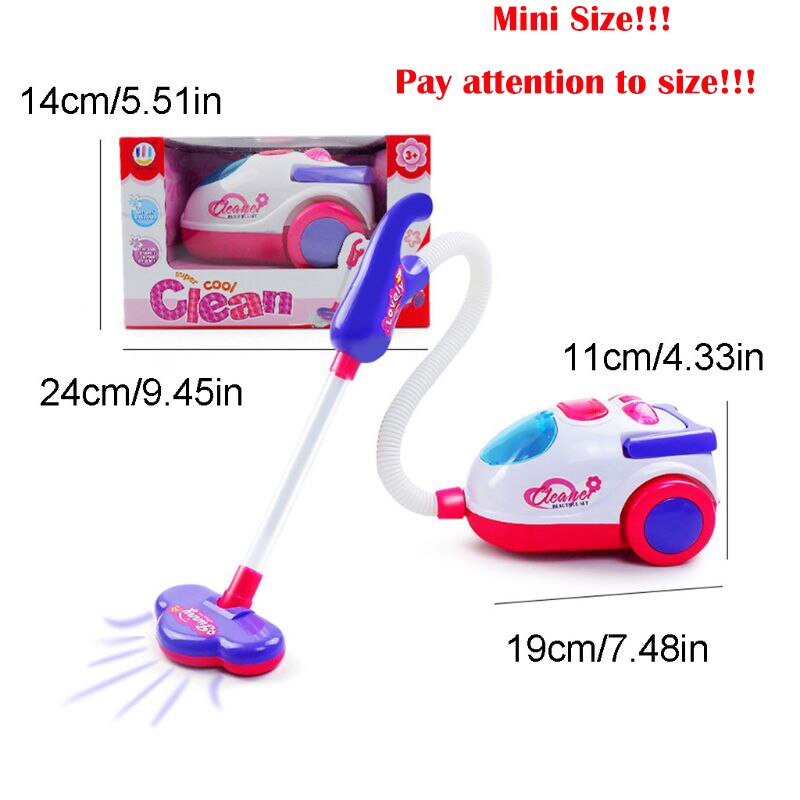 Children's Electric Mini Vacuum Cleaner with Real Working Function USB Charging Kids Educational Toys