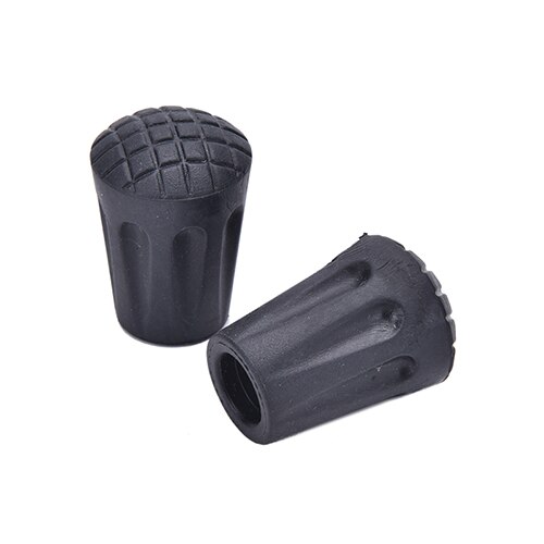2Pcs Hiking Stick Tip End Rubber Caps Walking Cane Crutch Alpenstock Repair Replacement Outdoor Sports Tools