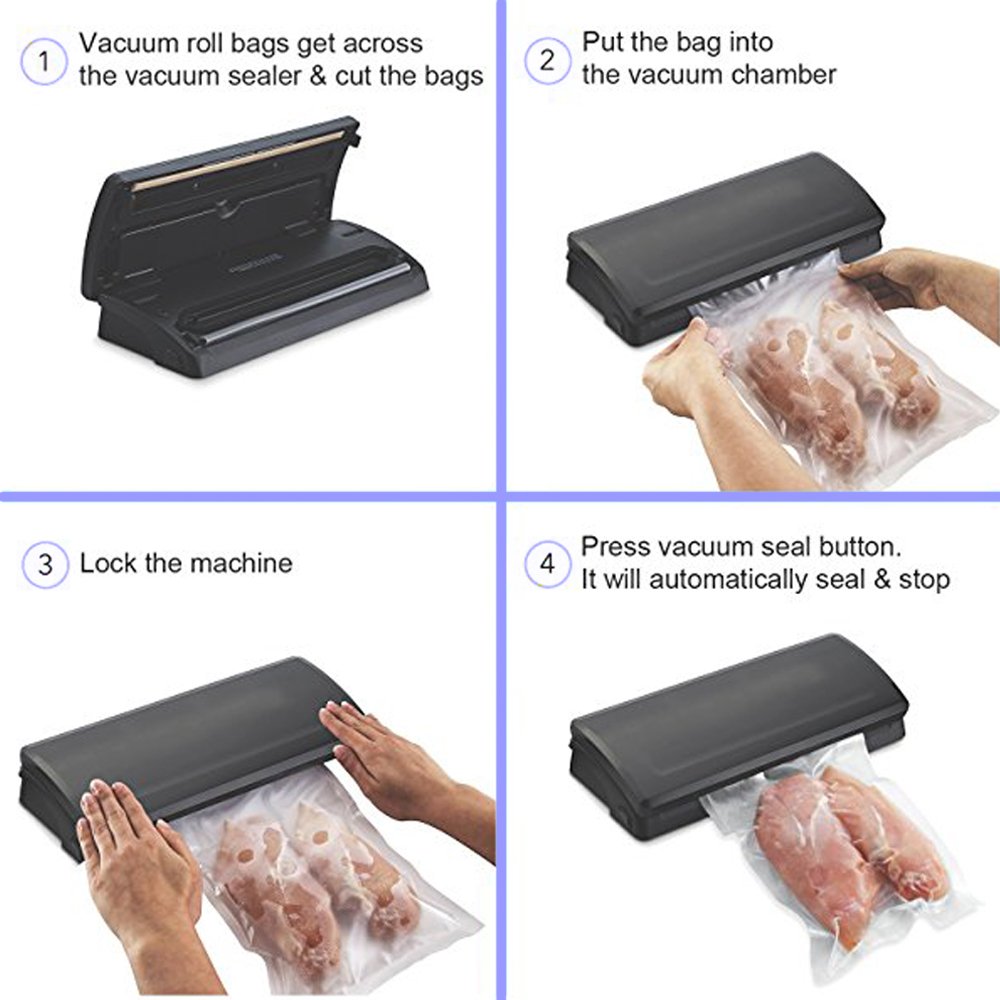 5 Sizes Vacuum Sealer Bags for Food Saver Storage Vacuum Sealer General Vacuum Packer Keep Fresh