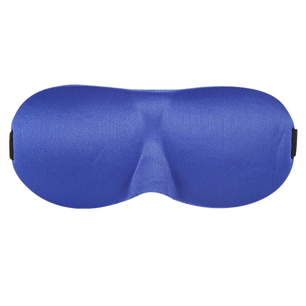 Máscara de ojos 3D gafas de ciclismo gafas de sol de viaje para dormir antes de dormir funda de esponja para los ojos Blindfold Blackout gafas de bicicleta de cristal: Blue