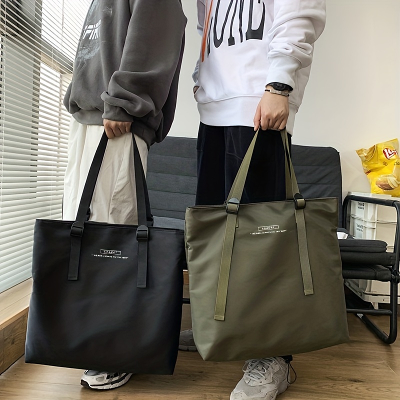 Leacat Tote Bag Nylon Waterproof Korean Hip hop street bag Shoulder Bag Large Capacity Sling Bag Crossbody Bag for women