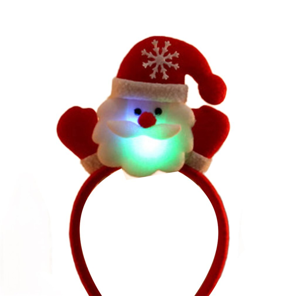 1pcs Christmas Headband Hair Accessories Deer Ears For Kids Adult Christmas Party Deals Santa Xmas Hair Band Clasp Headwear: Style9