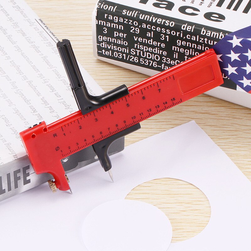 Compas Cutter cercle Cutter boussole cercles Cutter utilitaire Cutter Photo coupe papier bricolage circulaire outil tangentiel dispositif bricolage