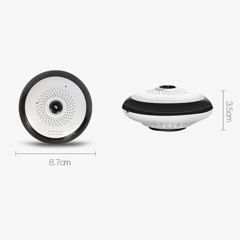 Ip Kamera Fisheye Panorama Kamera 1,3 Millionen Pixel Runde kabellos Heimat Netzwerk Kamera Eu Stecker