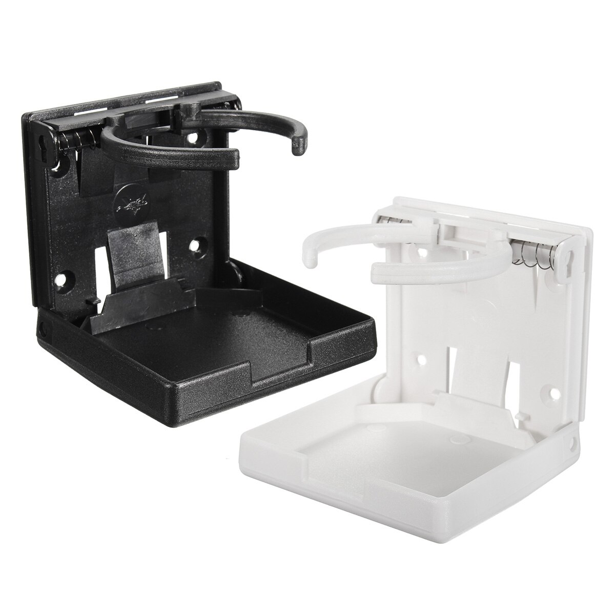 Verstelbare Vouwen Bekerhouder Boot Marine Caravan Auto 4x4 RV Cup Wit Zwart