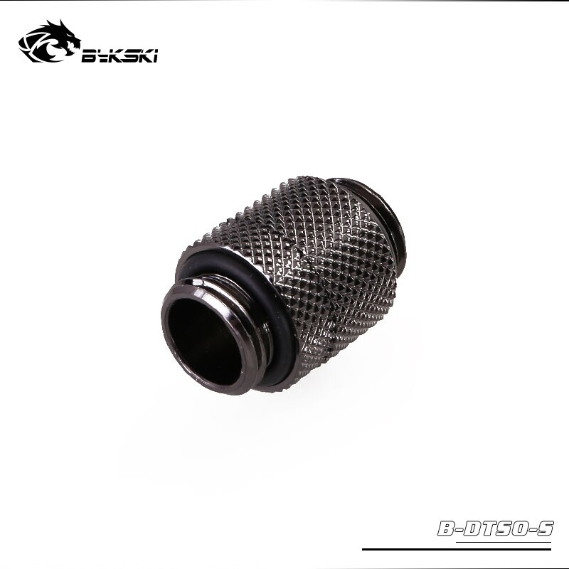BYKSKI-Conectores rotativos G1/4 &quot;macho a macho, extensor de 360 grados, Accesorios de ordenador, accesorios de M a M: chrome