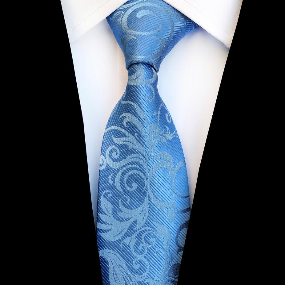 Ricnais-Cravates classiques à carreaux pour homme, 8cm, vert, bleu, tenue de soirée, mariage