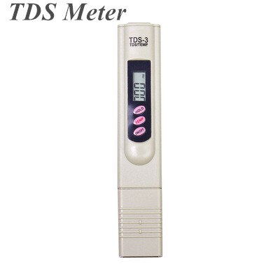 8 Styles Handheld Durable TDS Digital Water Test Pen Analysis Meter Water Purity Tester Check 0-9999 ppm Measurement: Style B-gray