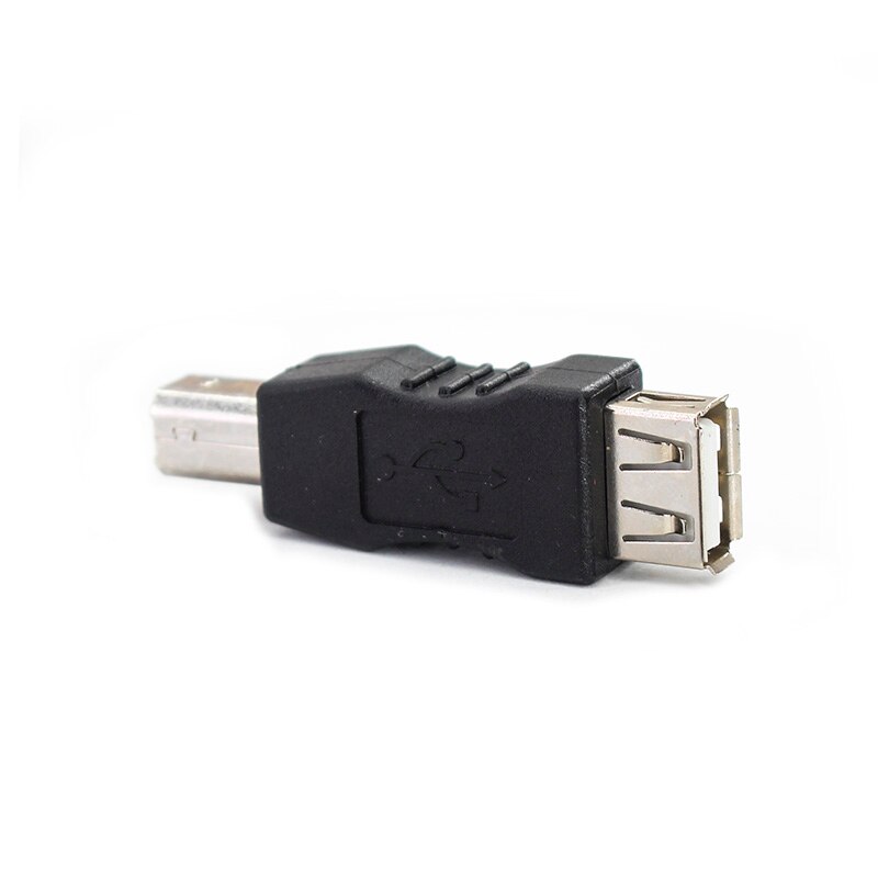 2.0 usb hun af/bm a hun til b han stik pc telefon computer printer port han adapter mini sort