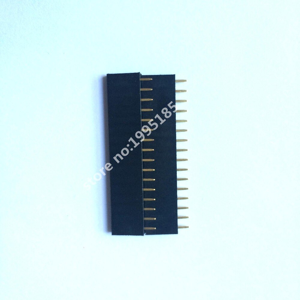 100PCS 1x16 Single Row 16 Pins PCB Socket Female Header 2.54MM 1*16P