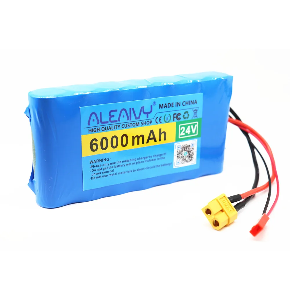 24V 6Ah 7S1P 25.2V 29.4V 6000mAh Lithium-ion Batterij voor Kleine Elektrische Eenwielers Scooters Speelgoed fiets Ingebouwde BMS