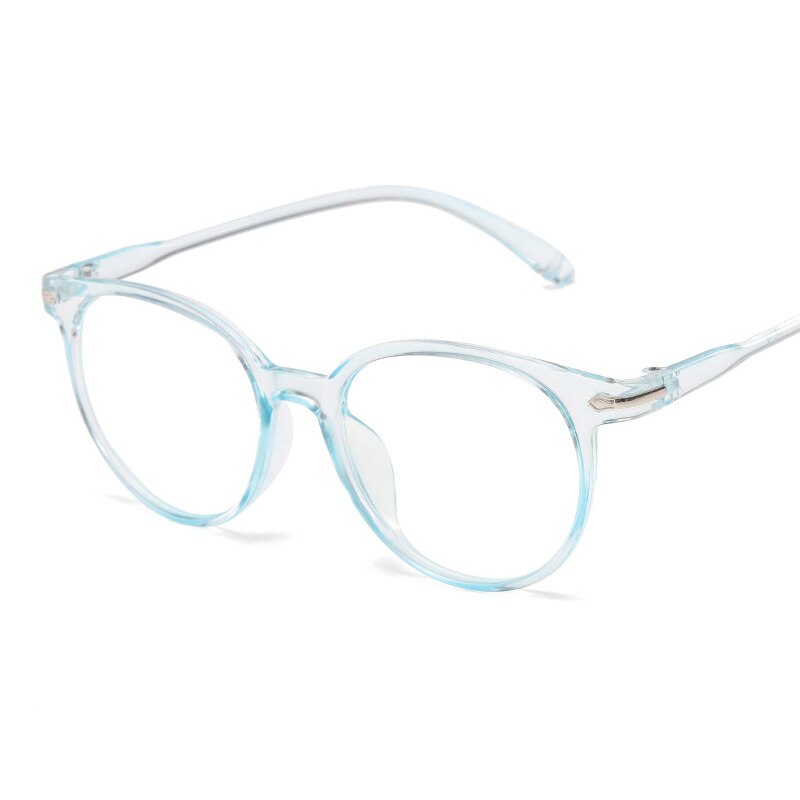 Herren Gläser Rahmen Computer Brillen Rahmen Frauen Anti-blau Licht transparent Klare Brille Kunststoff Rahmen: 03 blau