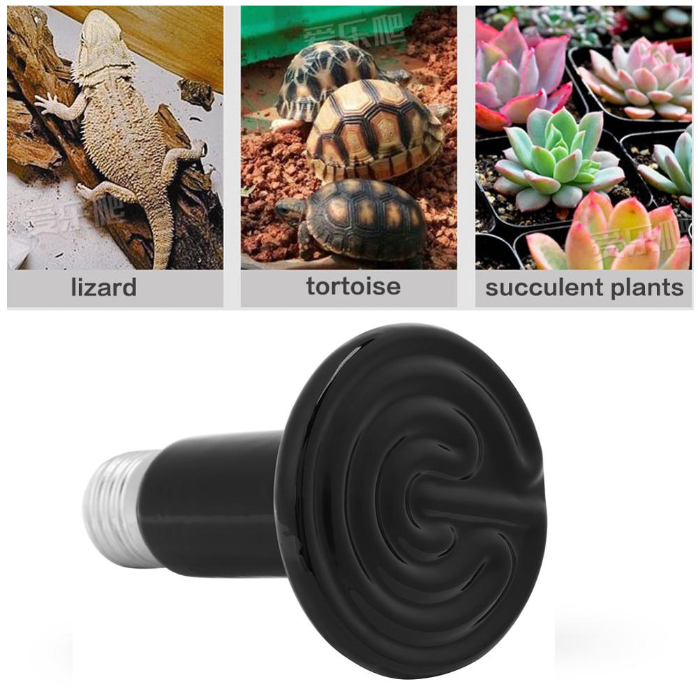 Tartarughe Rettile Lampada di Riscaldamento A Raggi Infrarossi Riscaldatore di Ceramica Anfibi Lucertole Chioccia Lampadina Riscaldata E27 50W 60W 75W 100W 150W