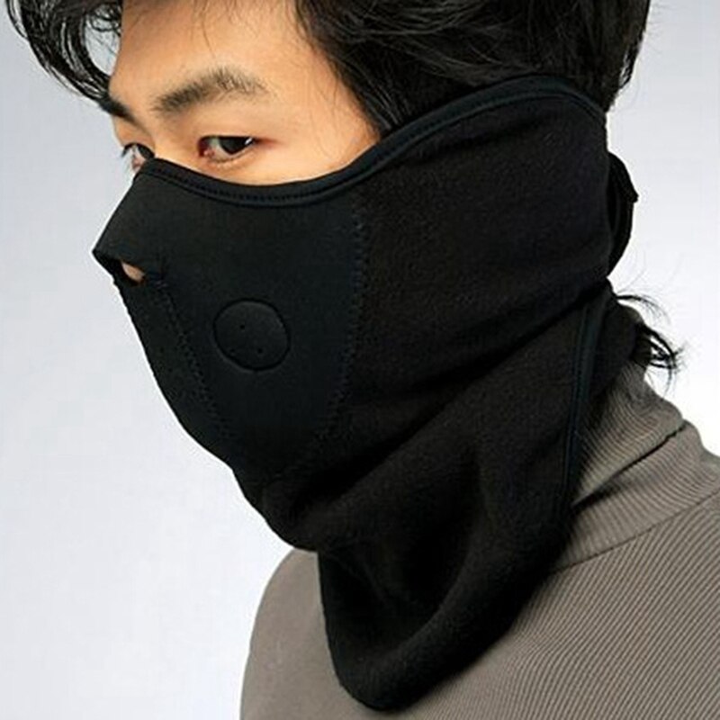 Outdoor Half Face Mask Cover Fleece Unisex Ski Snow Cycling Climbing Warm Winter Neck Guard Scarf Warm Protecting Face Hood