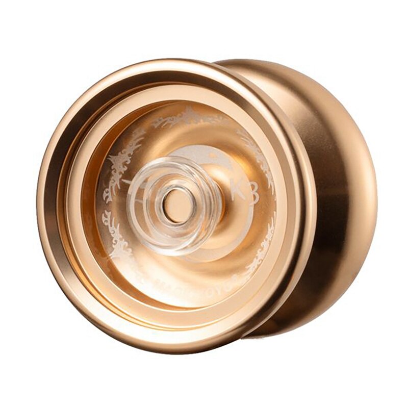 MAGICYOYO K3-Yoyo de aleación de aluminio con 5 cuerdas, guantes, eje lateral superior, aleación de aluminio
