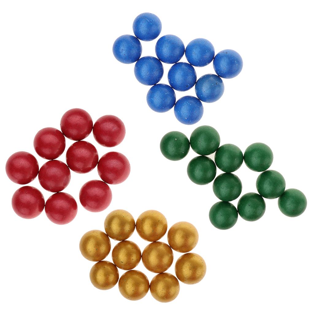 Juego de canicas de Color, canicas clásicas de vidrio de 25mm, 10 piezas
