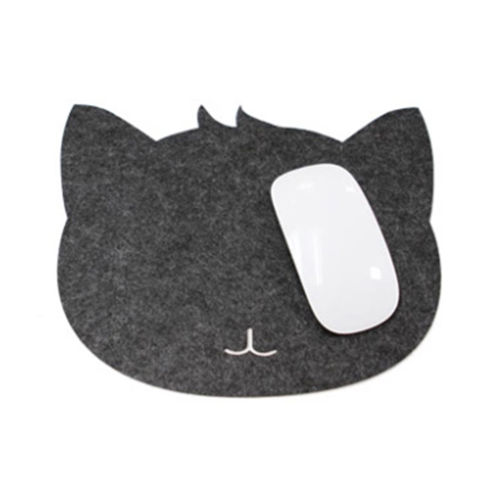 1PC Maus Pad Optische Trackball PC Verdicken Filz Tuch 220*220*3mm Universal Nette Katze MousePad matte für Laptop Computer Tablet PC