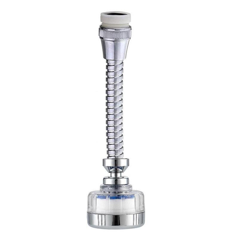 Kraan Beluchter Beweegbare Flexibele Tap Hoofd Douche Diffuser Draaibare Mondstuk Verstelbare Booster Kraan Keuken Accessoires