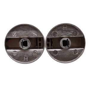 Stoves Cooker Knobs Oven Knob 2pcs Zinc Alloy Universal Silver Gas Stove Control Knobs Adaptors Oven Rotary Switch Cooking: 0 degree 6mm