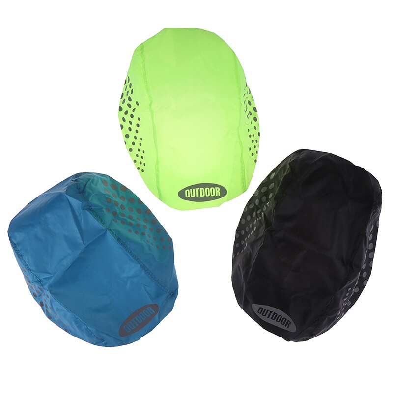 Reflective Bike Helmet Cover Waterproof Windproof Bicycle Helmet Rain Cover