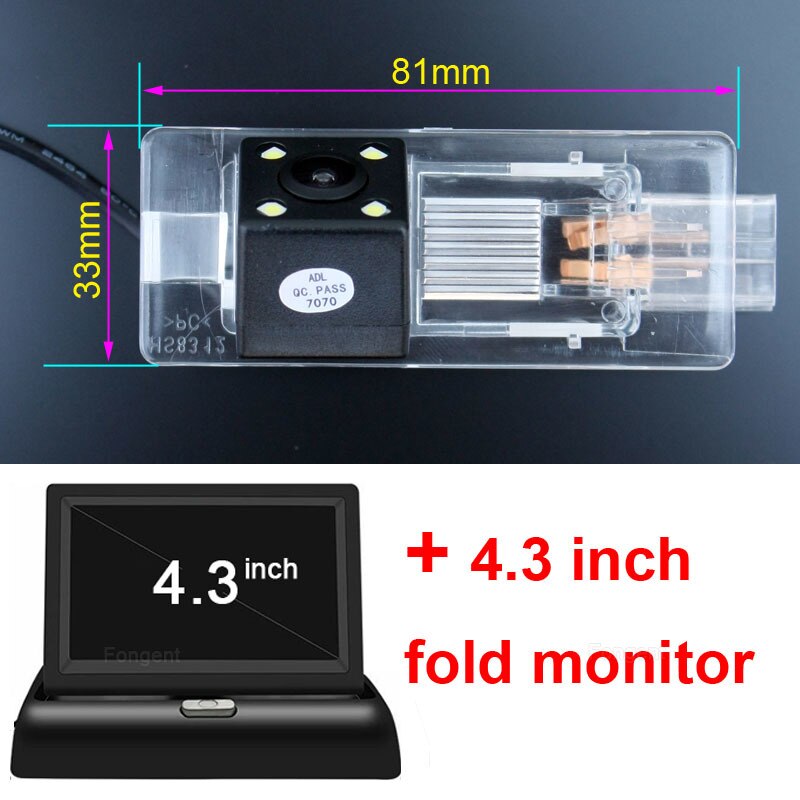 For Renault Fluence Clio 4 Captur Reverse Rear View Wireless Parking Back Up Off OAutomobile Camera Monitors
