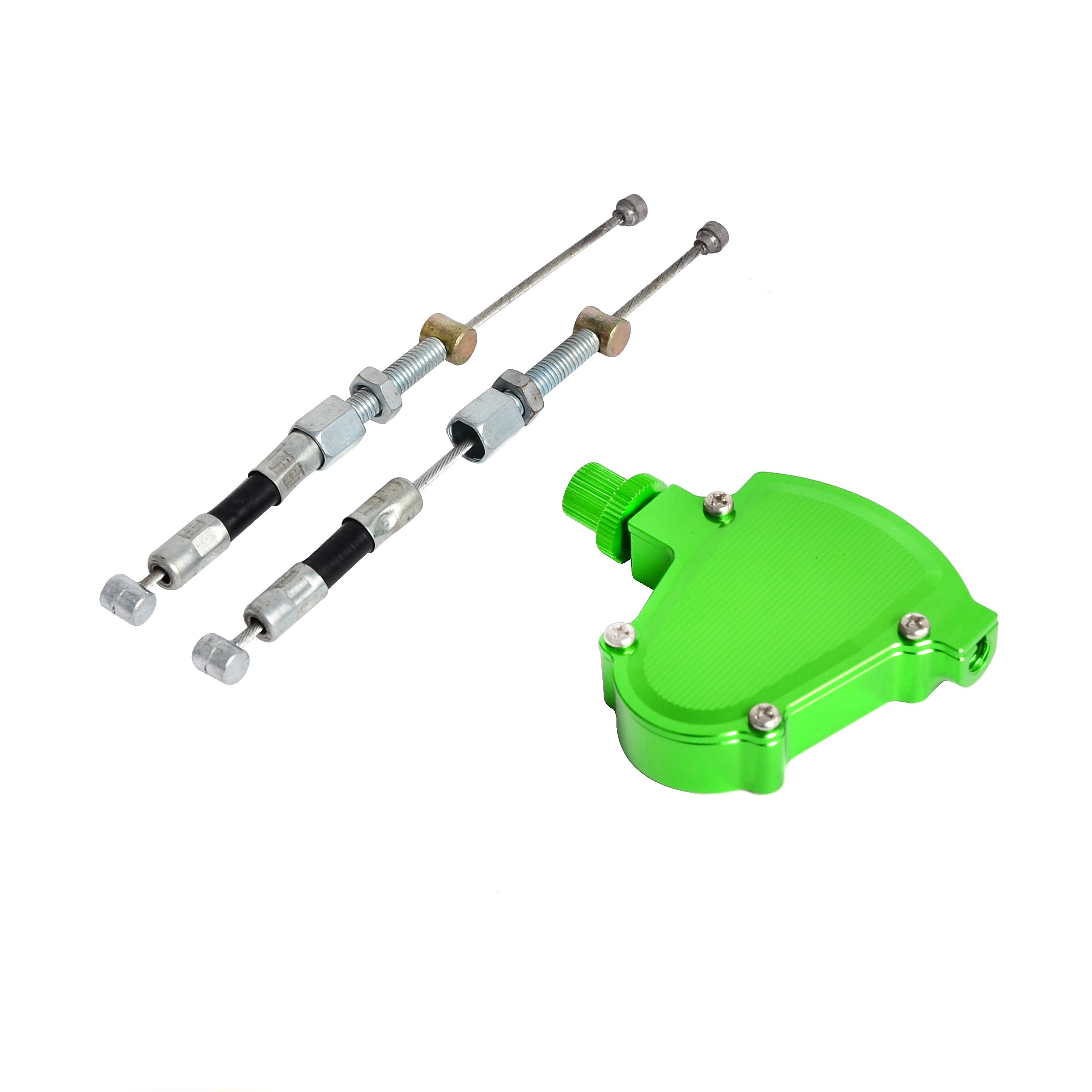 Levier d&#39;embrayage court, système de câble facile à tirer, pour Kawasaki Z650 Z750 Z900 Z800 Z1000 ZX6R ZX10R KX125 KX250 KX250F KX450F KLX: Cable Green