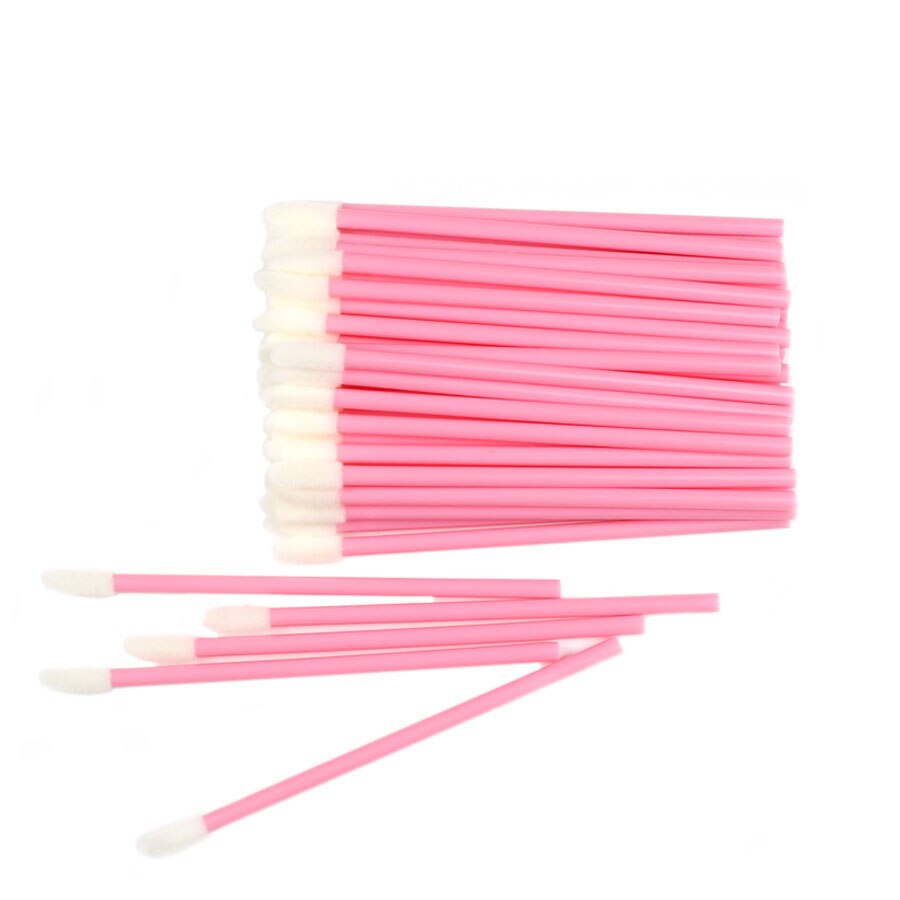 2000pcs Lip Brush Disposable Makeup Applicators Lip Gloss Brush Lipstick Applicator Wand Multicolor Makeup Kits Beauty Cosmetic: 2000pcs Pink