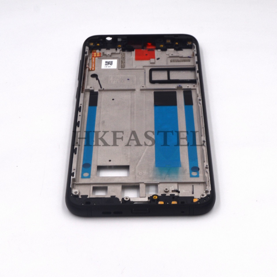 For Nokia 6.1 Plus X6 Original Housing Mobile Phone Front LCD Frame Back battery door cover SIM card tray volume power key flex