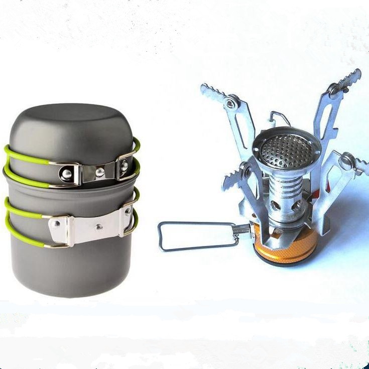 Ustensiles de cuisine Camping randonnée pique-nique | Ustensiles de cuisine, ustensiles de table, casserole bol Portable, poêle, poêle de voyage, ustensiles de cuisine