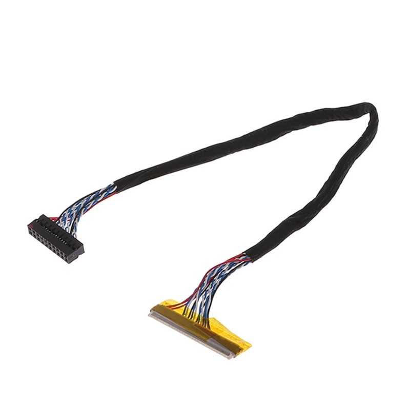 Cable LVDS Universal FIX 30 Pin 1Ch 6bit 26cm para Panel LCD de 14,1-15,6 pulgadas, ,