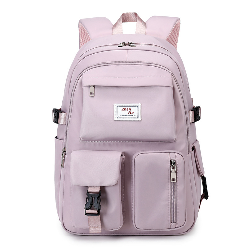 Großer laptop-rucksack für schülerinnen, studentinnen und mädchen, geeignet für 14 15.6 zoll-notebooks und laptops: Hellviolett