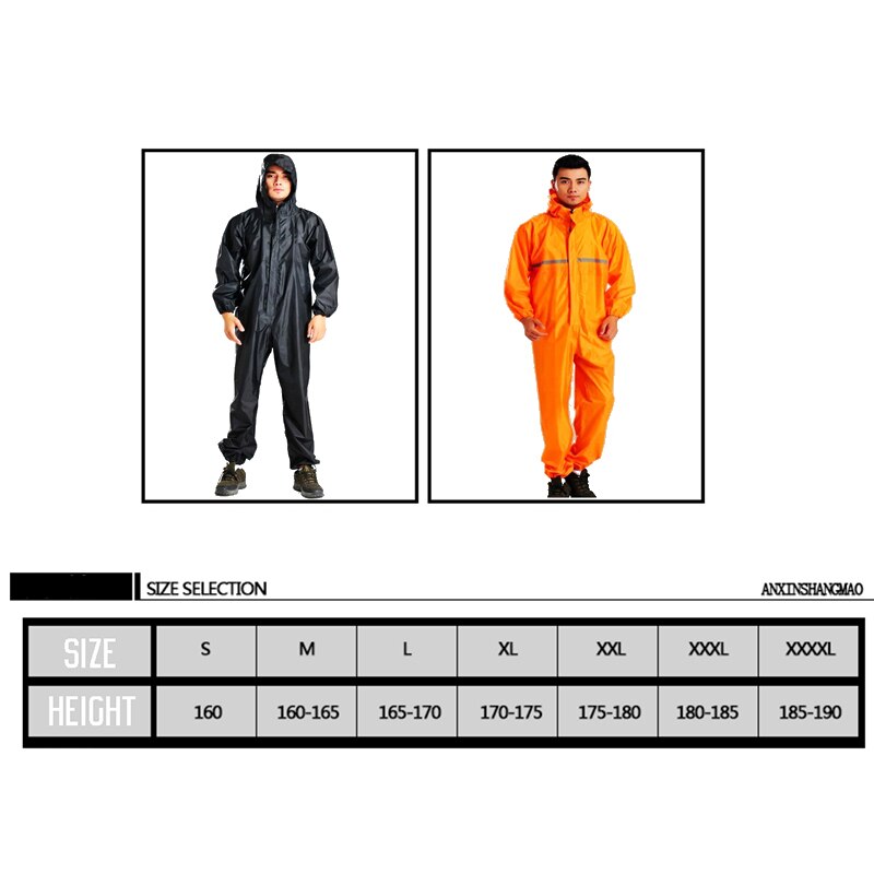 Motorcycle Rain Jacket Waterproof Raincoat Suits Men Fission Rain Suits Clothing Conjoined Raincoat Motocross Outdoor Overalls