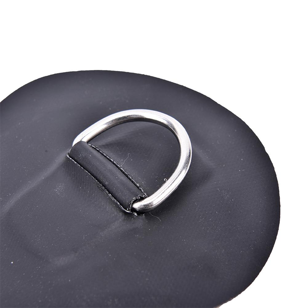 11Cm Rvs D Ring Pad/Patch Voor Pvc Opblaasbare Boot Vlot Rubberboot Kano Surfplank Sup Kajak Tie down Montage Accessoires