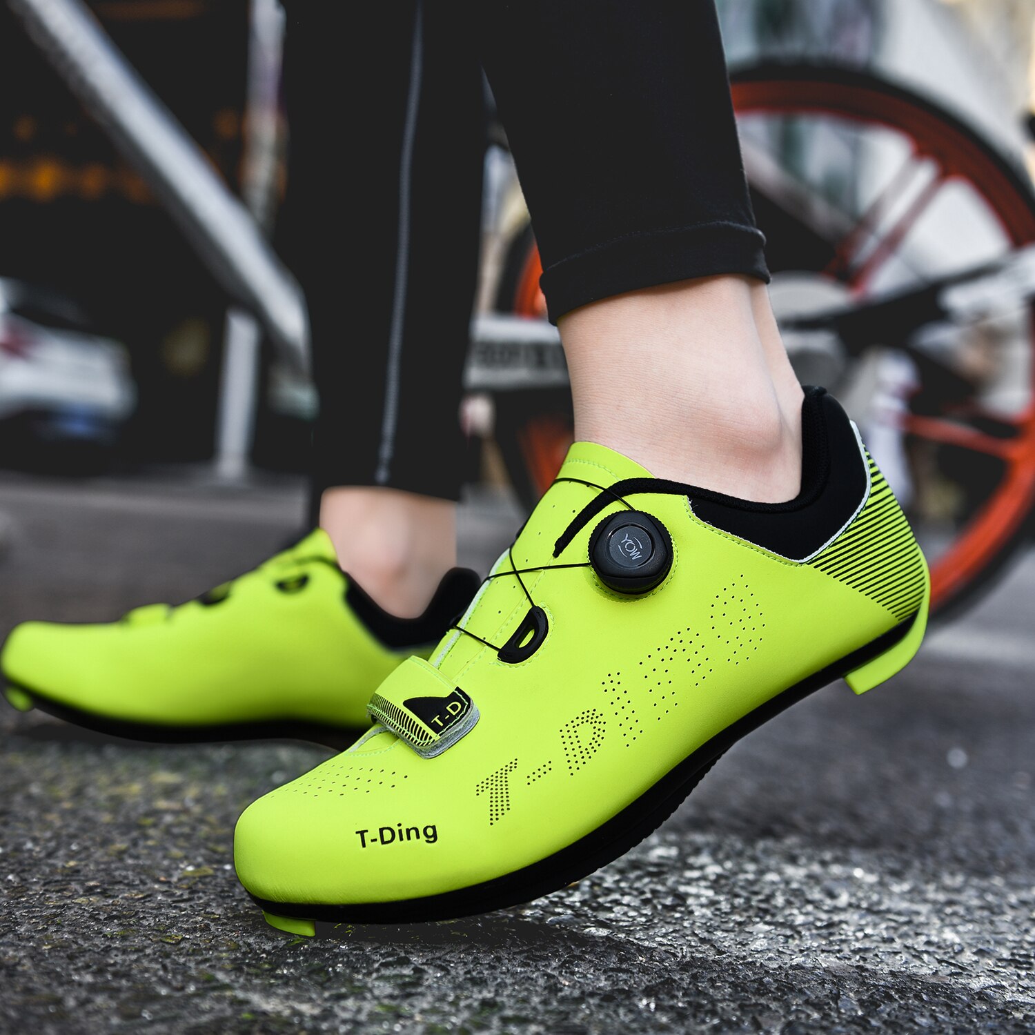 Mtb Fietsschoenen Mannen Mountain Professionele Zelfsluitende Racefiets Sneakers Outdoor Sport Fiets Schoenen