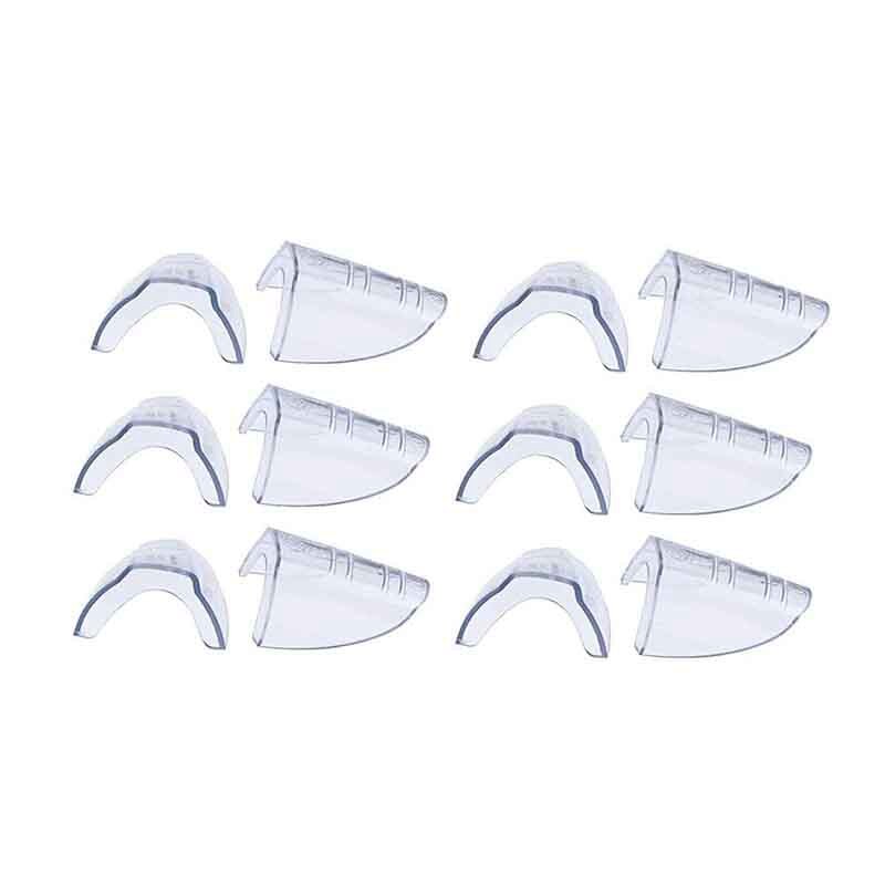 6 Pairs of Eye Side Shields, Glasses and One Transparent Side Shield-Suitable for Small and Medium Glasses: L