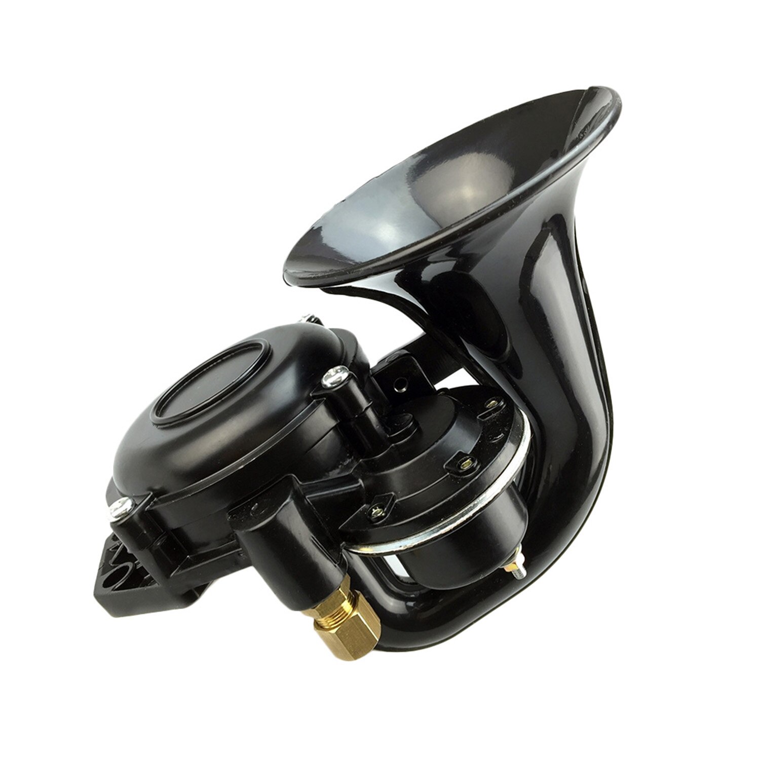 12 V/24 V 120DB Luid Enkele Trompet Slak Luchthoorn Sirene Waterdichte Luidspreker Universele Voor Auto Vrachtwagen bus Van