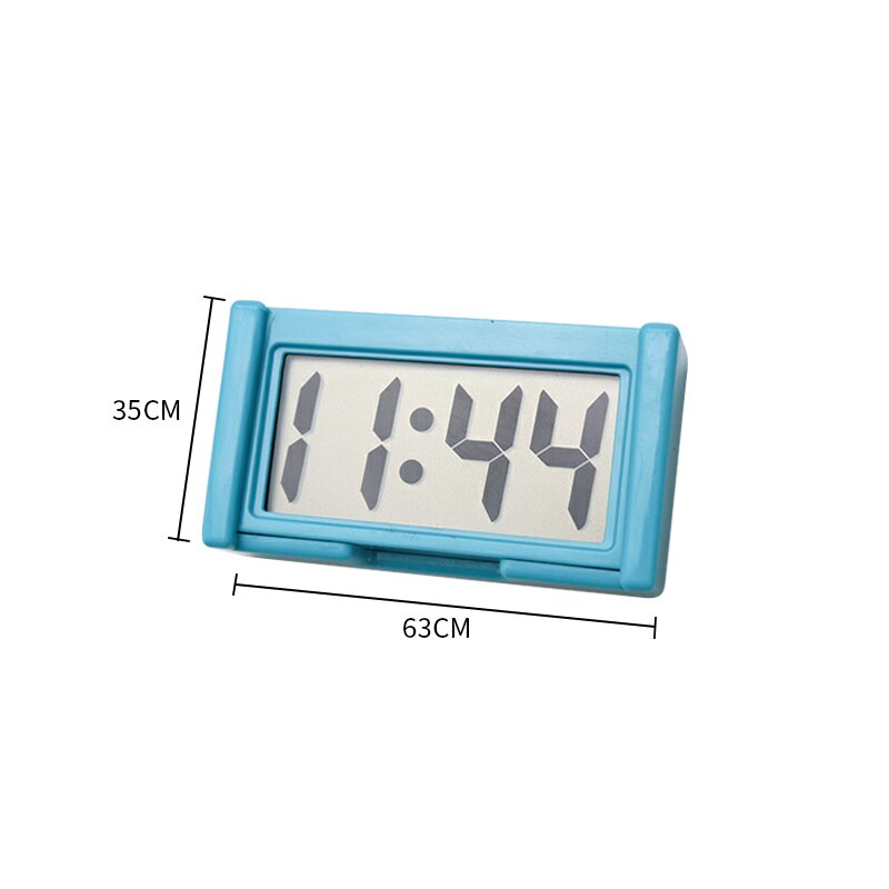 Mini LED Mirror Digital Table Alarm Clock Wake Up Light for Home Time Temperature Display Electronic Desktop Clock: 3