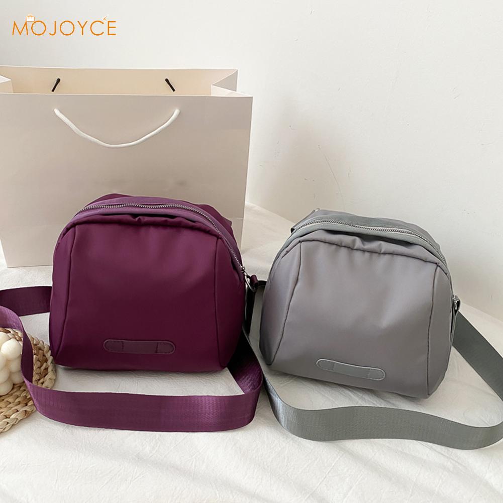 Nylon kvinnor axelväskor flicka damer axelväska kvinnlig handväska skal handväska blixtlås crossbody påse