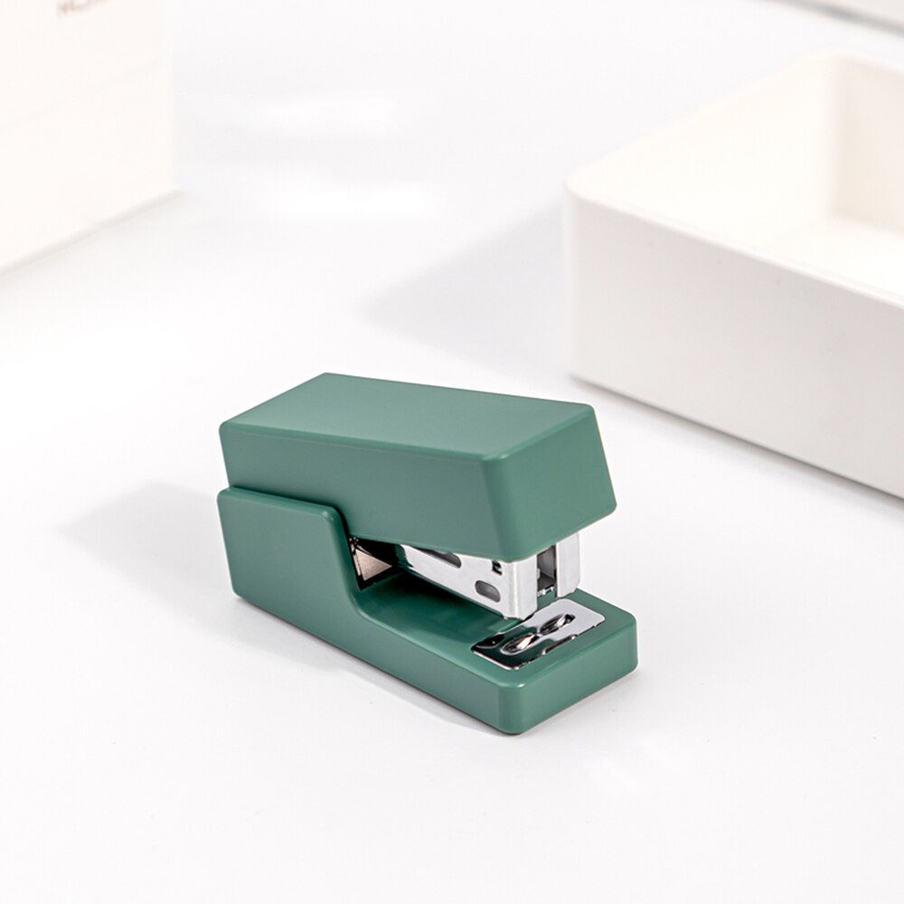 Nusign Colorful Stapler Book Paper Stapling Stapler Mini Stapler Set School Office Supplies Portable Bookbiding Stationery