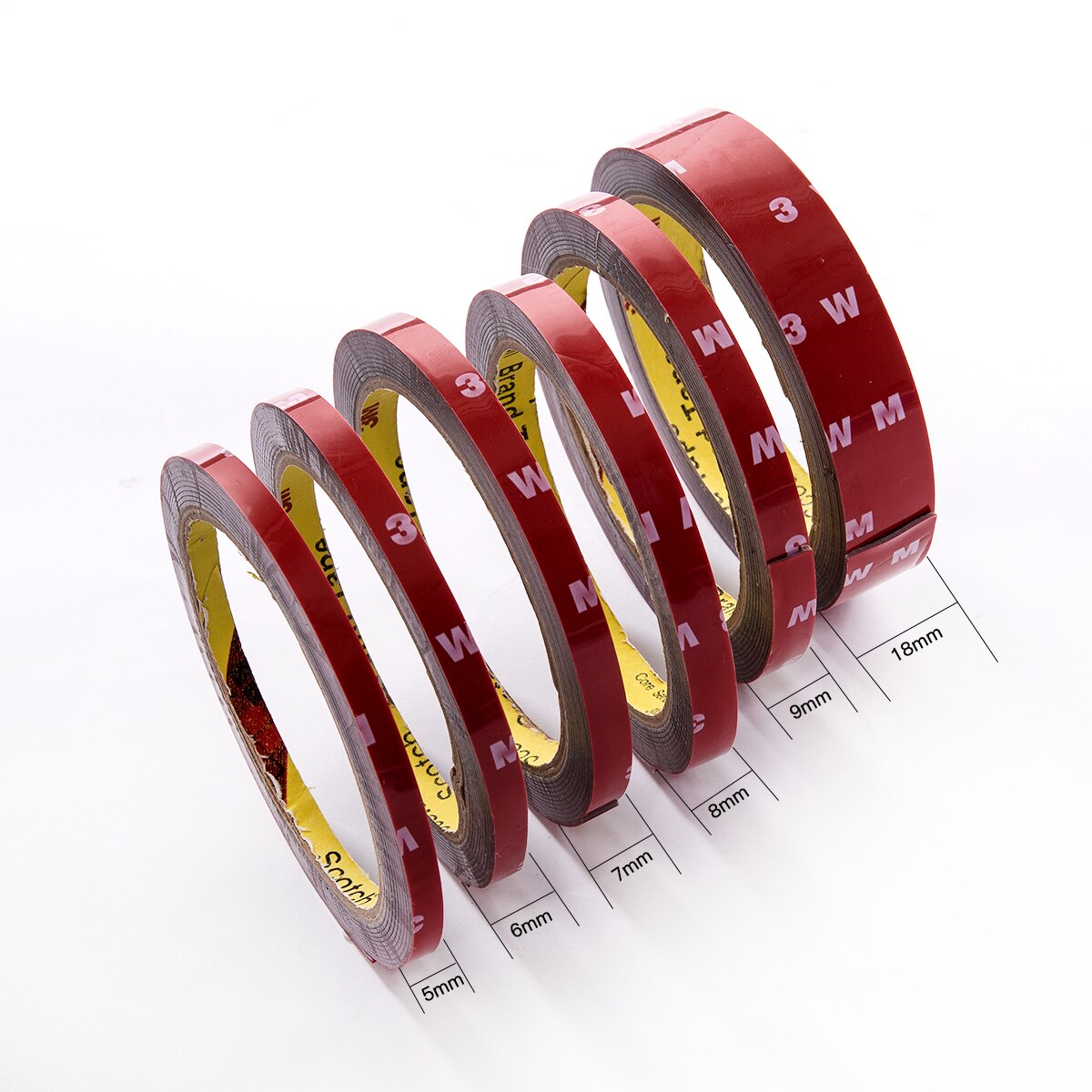 Auto Speziellen doppelseitigen Klebeband 3M VHB Schwarz Starken dauerhaft Auto Spezial doppelseitiges Klebeband 5/6/ 7/8/9/10/12/15/18/20MM: 6mm