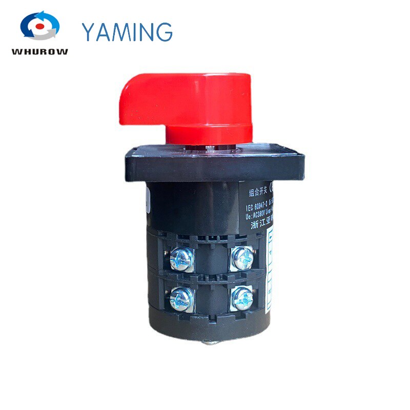 4 Position Rotary Cam Switch 380V 20A 2 Phases Electric Motor Changeover Selector Control Manufacturing HZ5B-20/2