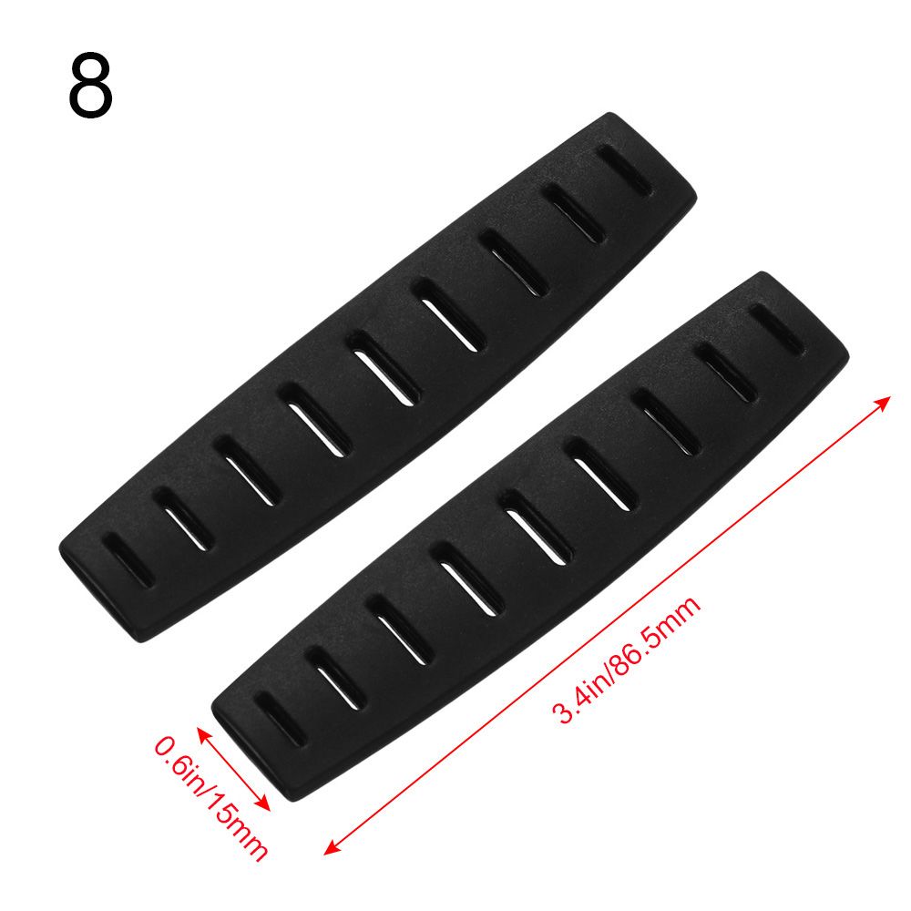 2 stk. multistyles kufferttilbehør greb udskiftning værktøjskasse håndtag bærehåndtag etui håndtag rem rejsebagage: Orange